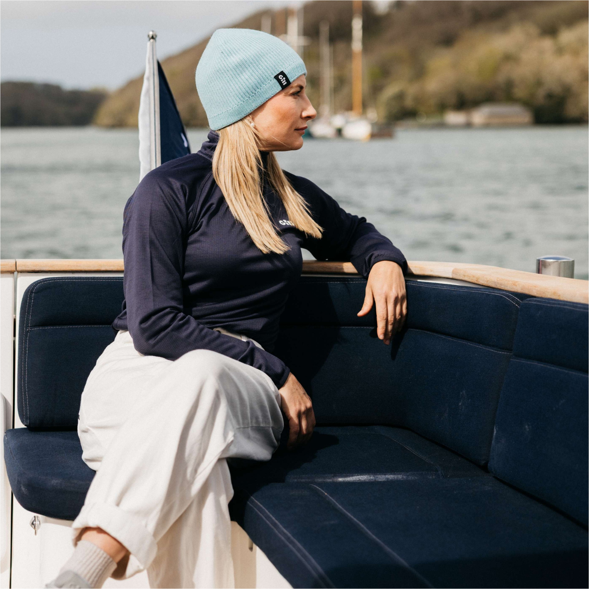 2026 Gill Waterproof Beanie HT43 - Sky Blue